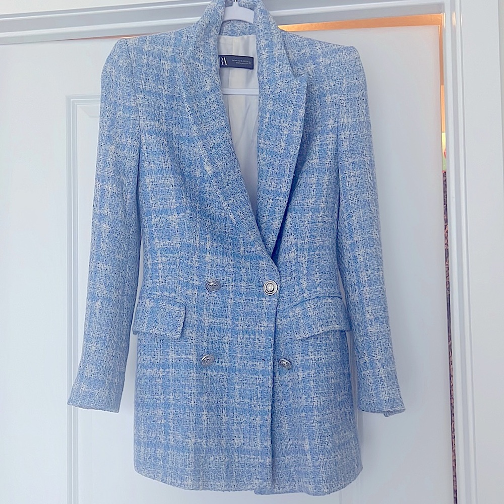 Zara double breasted blazer size XS